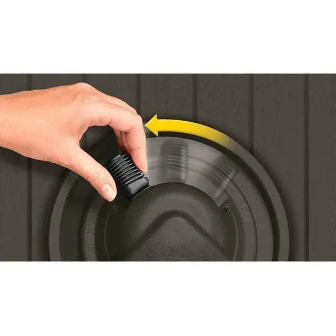 Suncast Aquawinder Auto-Rewind Water-Powered Hose Reel – 125-Foot Capacity, Java Finish (2-Pack)