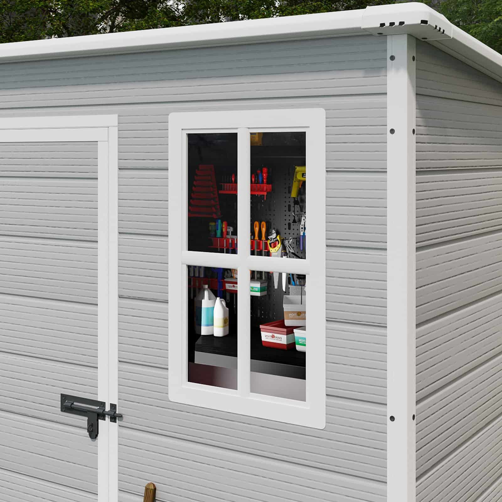 Patiowell 5x3 Plastic Shed Pro