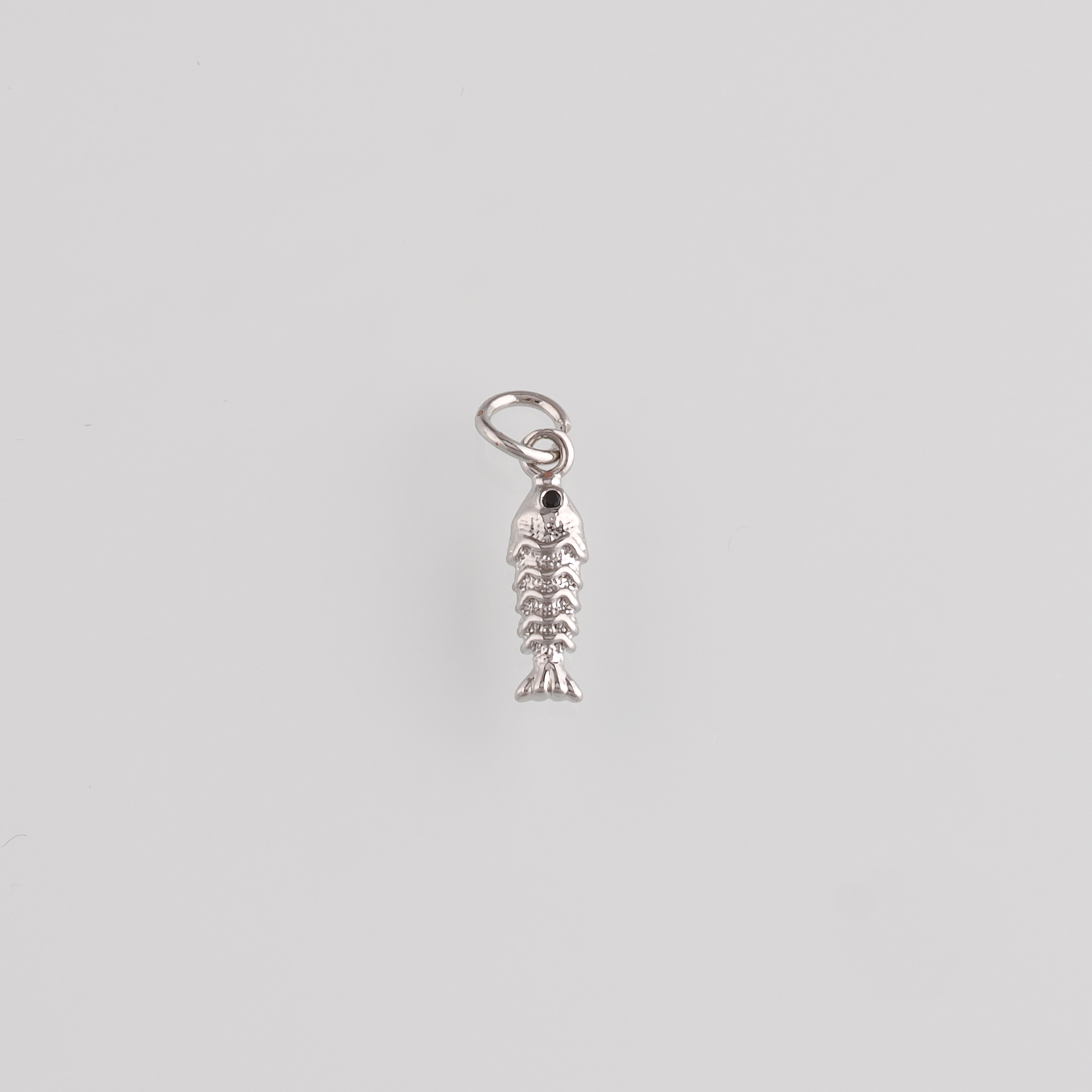 18K Gold Filled Fish Pendant,Ocean Fish Charm Earrings Necklace for DIY Jewelry Making Supply