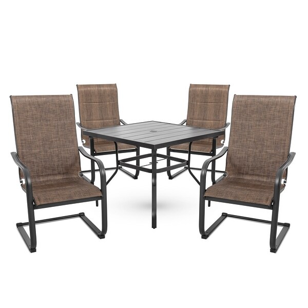 Nuu Garden FoamPadded Cspring Textilene Set