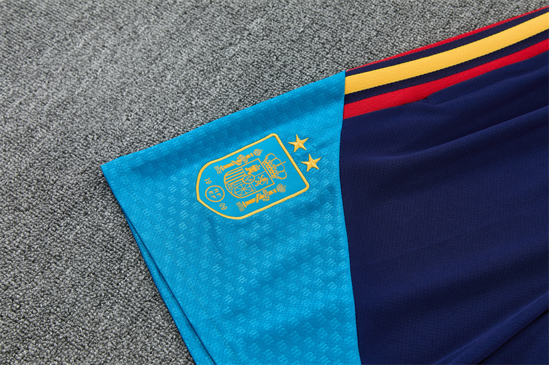 Spain Short Sleeves Training Suit -Two Stars 5
