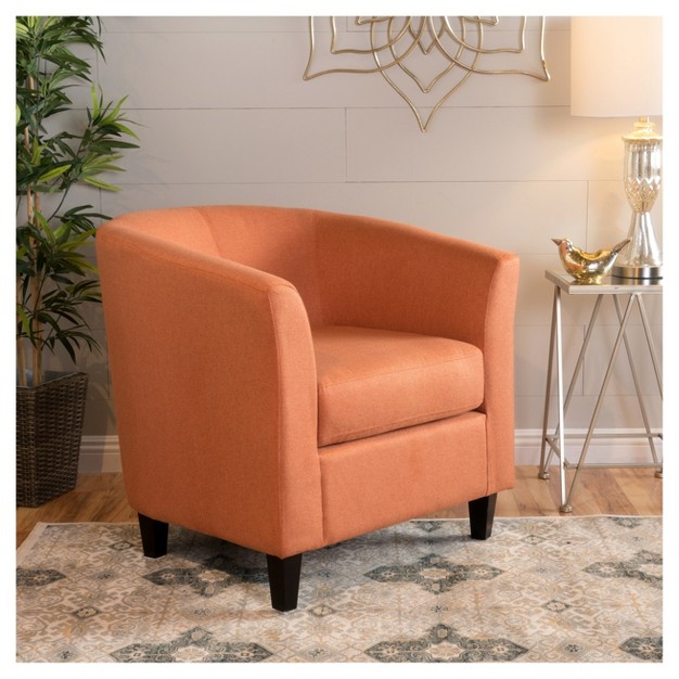 Preston Fabric Club Chair Christopher Knight Home
