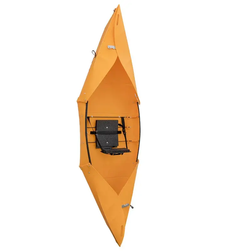 TUCKTEC 10-Foot Foldable Kayak – Pro Model in Dark Yellow
