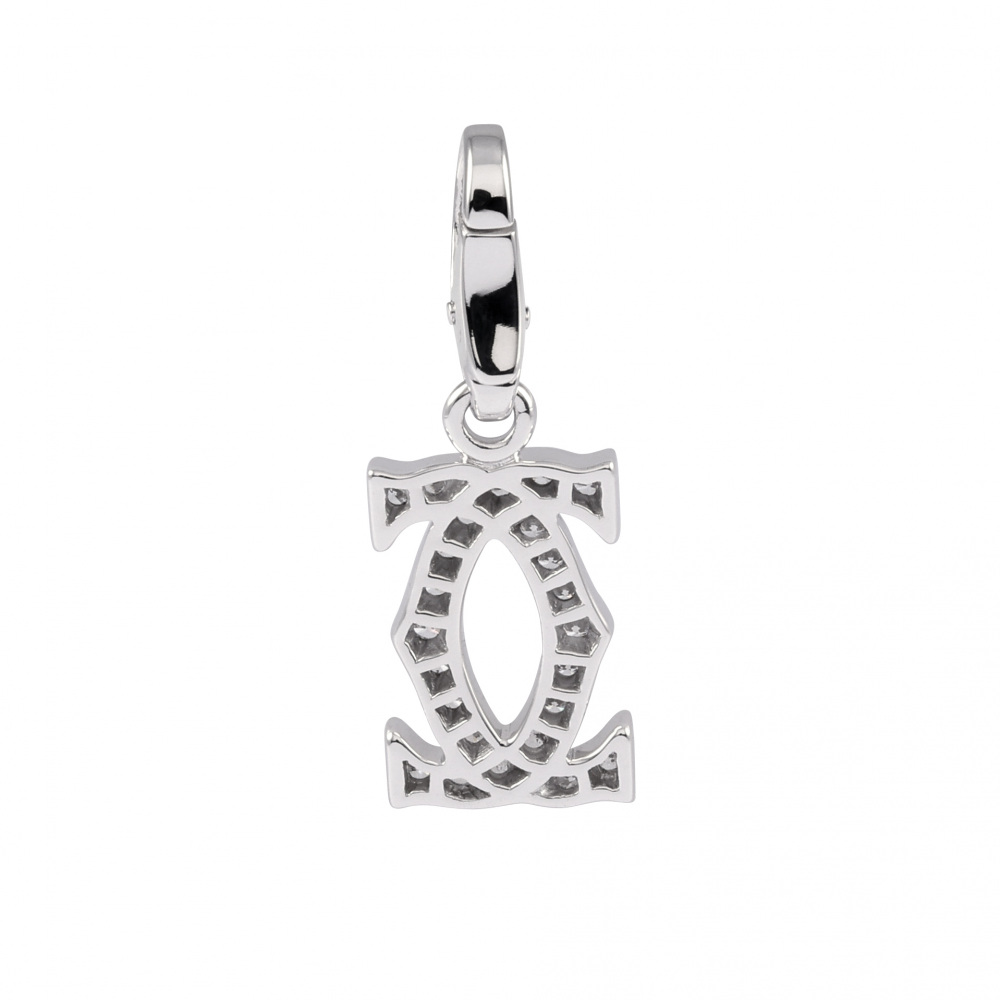 Cartier 2C Accessory 18K White Gold Diamond