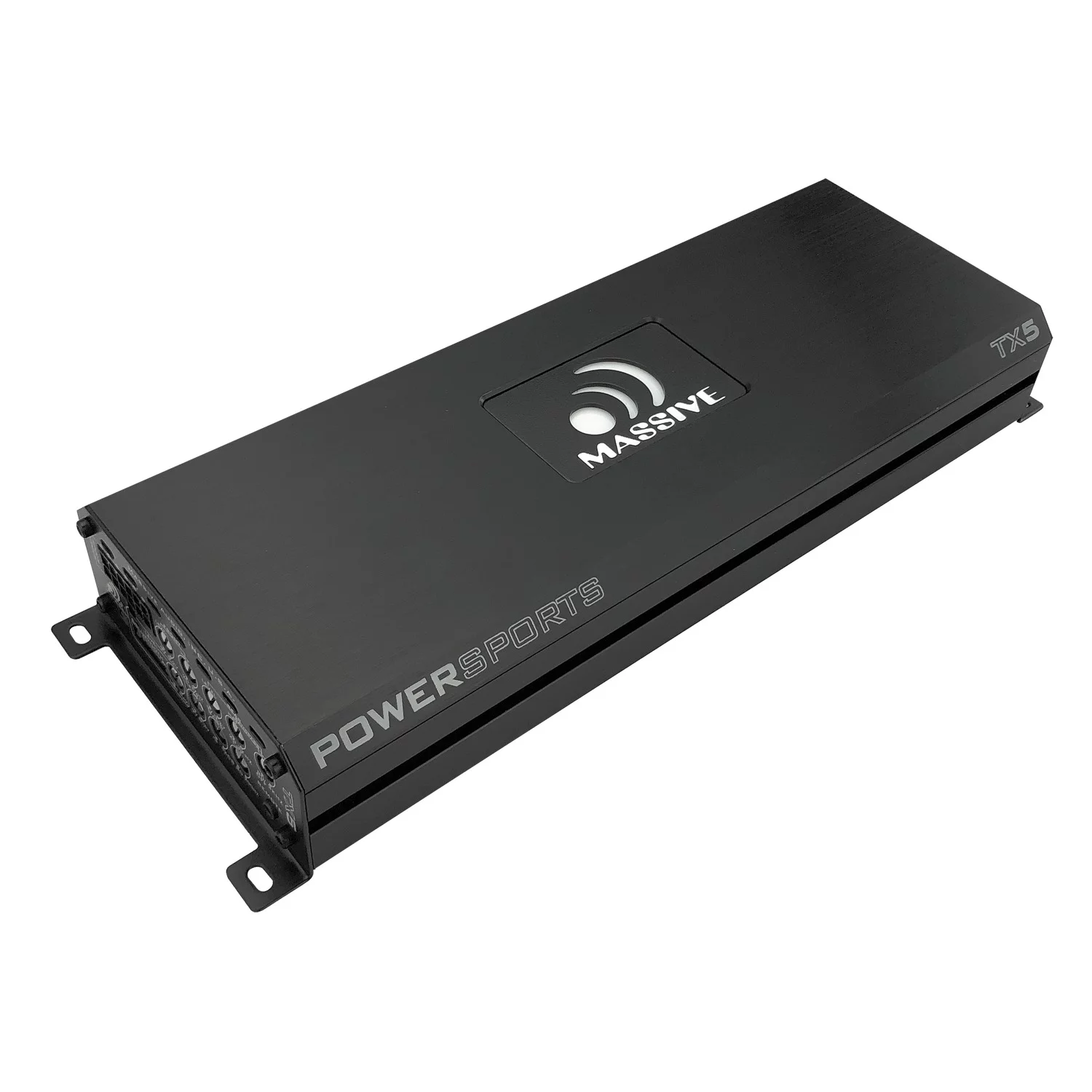 Massive Audio TX5 Trident Series Powersports 120-Watt-RMS X 4 + 300 Watts At 2 Ohms 5-Channel Class AB Marine Amp With Bluetooth