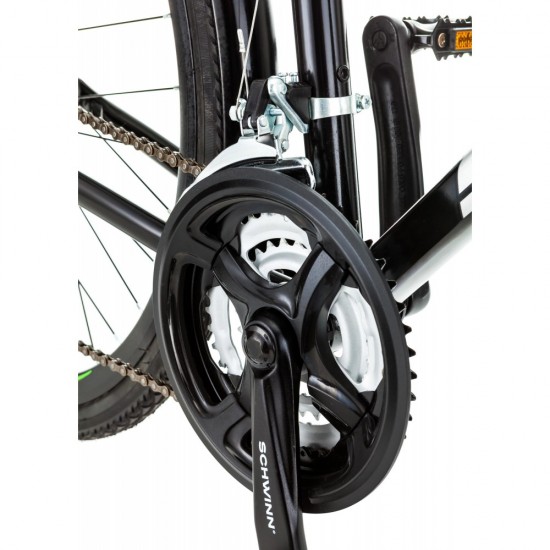 Central Men’s Commuter Bike, 700c wheels, 21 speeds, Black