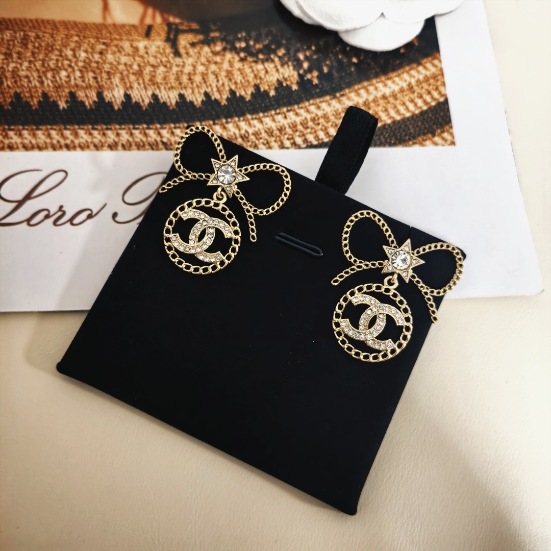Chanel Bow Earrings - cnluxepick