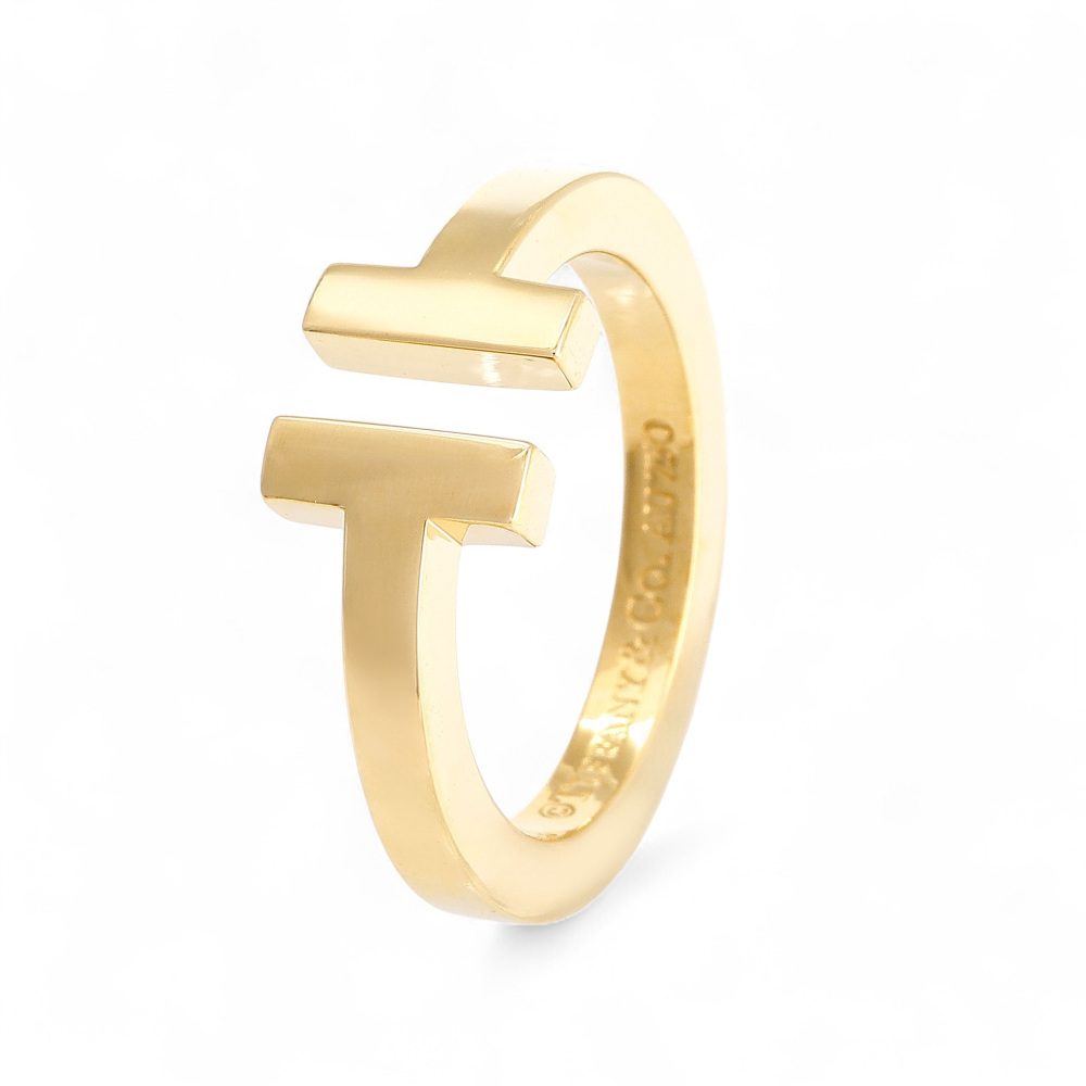 Tiffany & Co. Tiffany T Square Ring 18K Yellow Gold 60147256