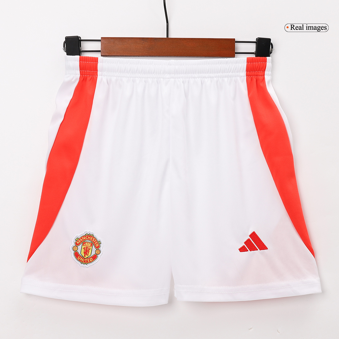 Manchester United Home Kids Soccer Jerseys Kit