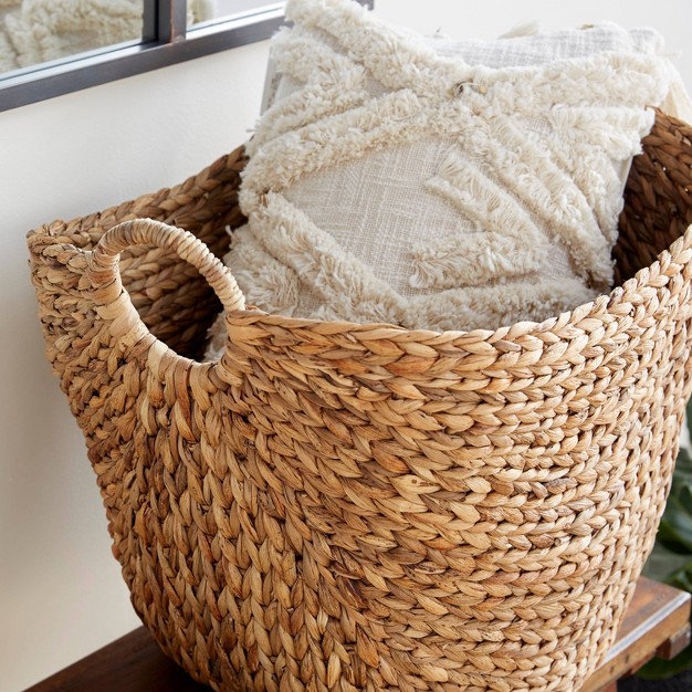 X 20 quot X 18 quot Brown Sea Grass Contemporary Storage Basket Olivia amp May