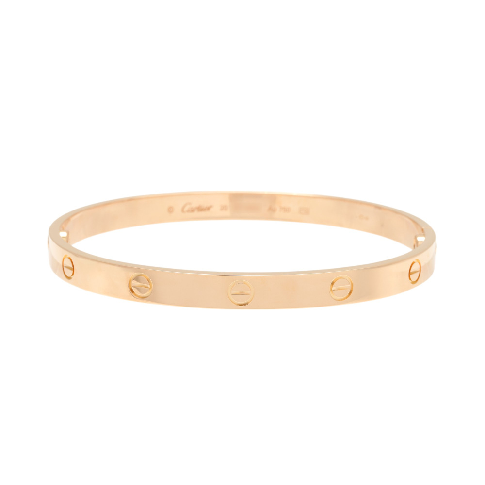 Cartier Love Classic Model Bracelet 18K Rose Gold B6079900