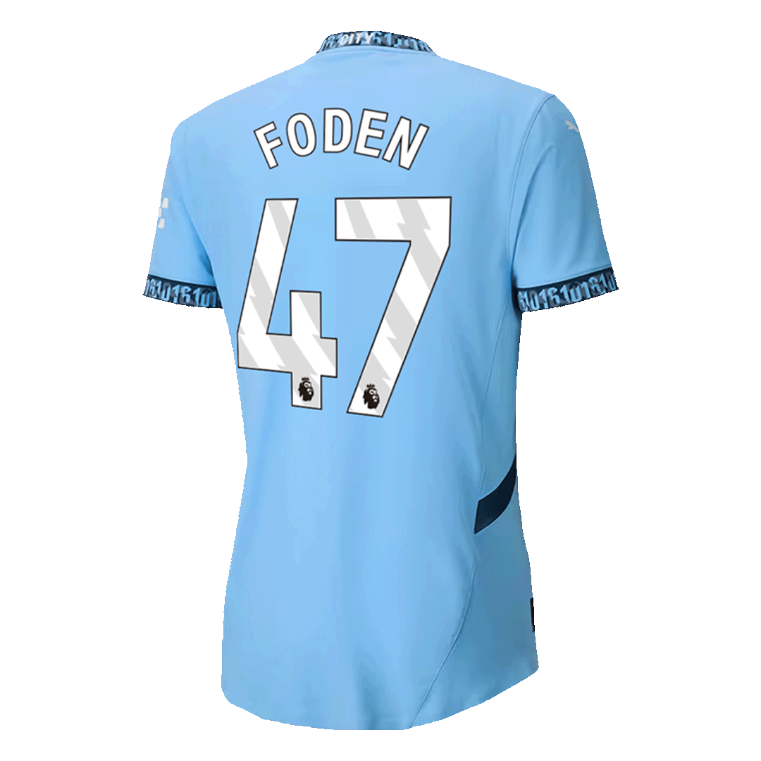 FODEN #47 Manchester City Home Player Version Jersey