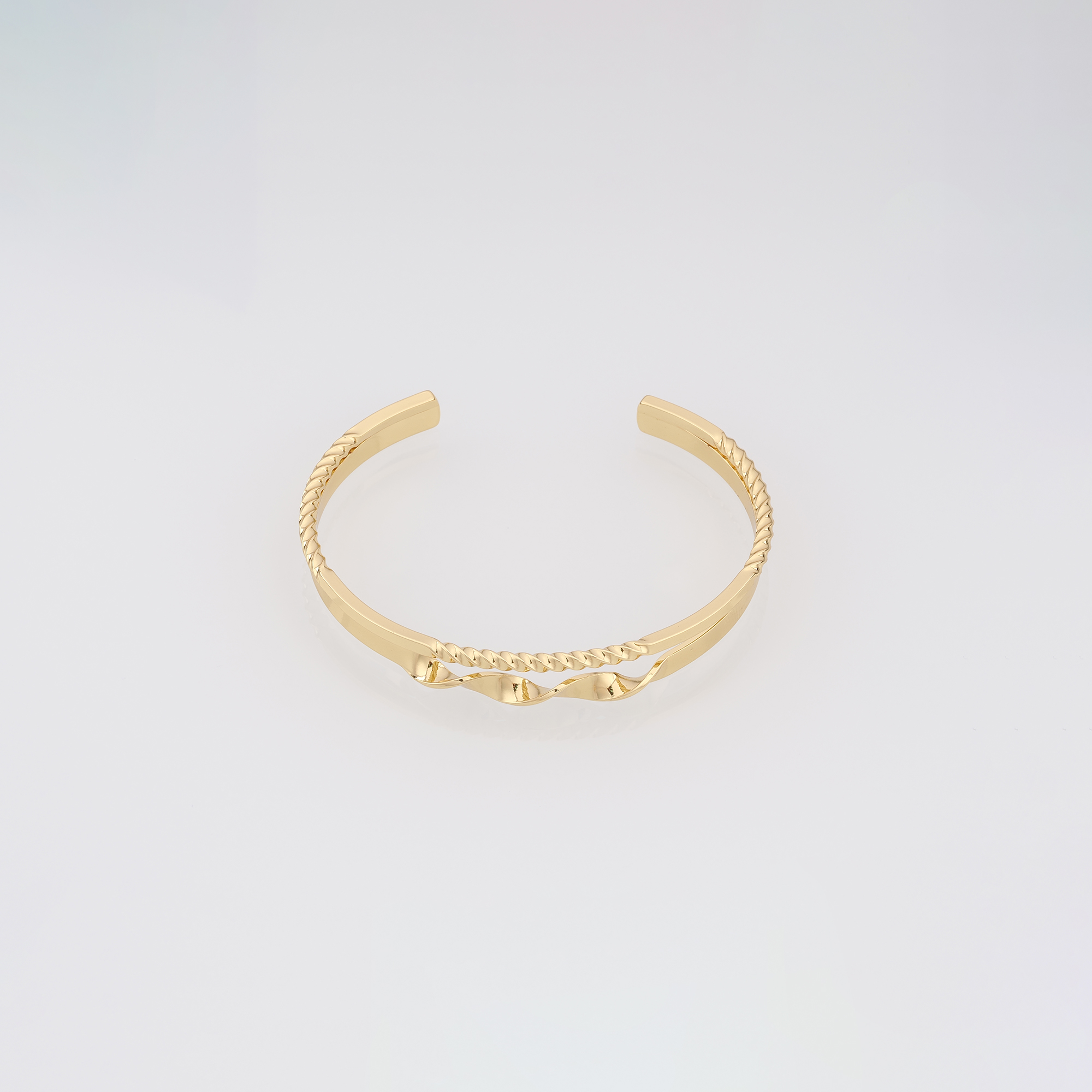 18K Gold Filled Twist Bangle,Gold Bracelet,Dainty Bracelet,Minimalist Bracelet,Everyday Bracelet,Gift for Her