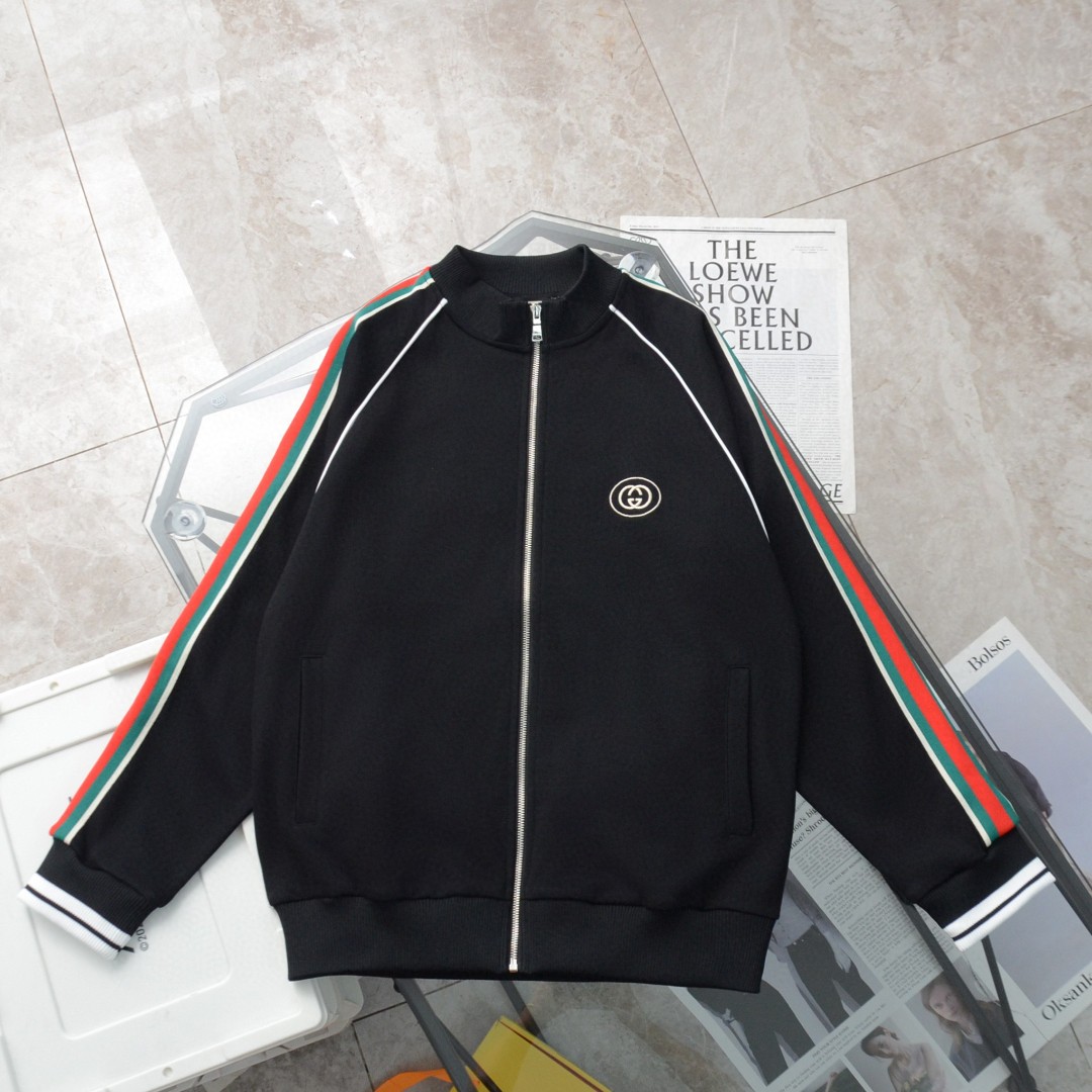 Gucci classic Double GLogo with stand collar coat hoodie - cnluxepick