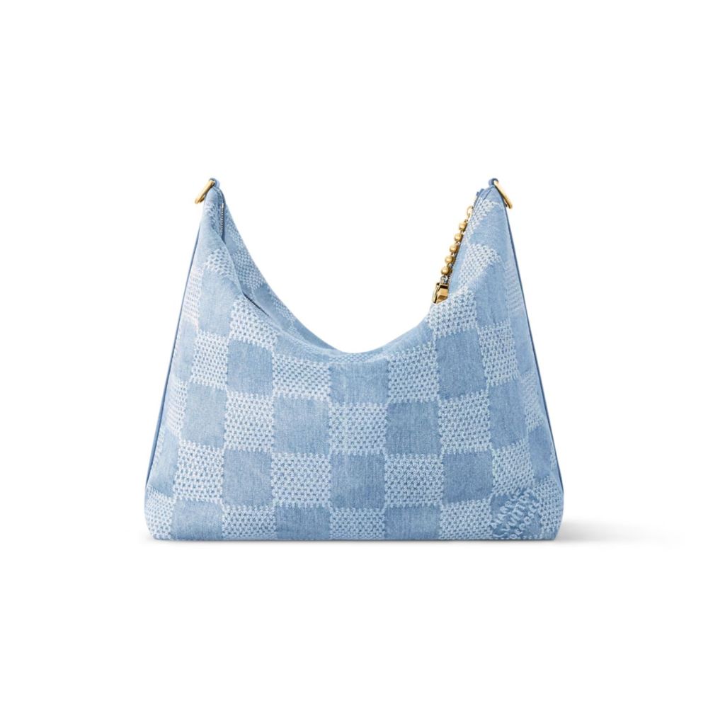 Louis Vuitton Vagabond Hobo Blue 15 Inches N00202