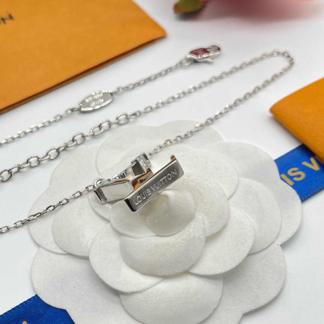 Louis Vuitton Silver Necklace
