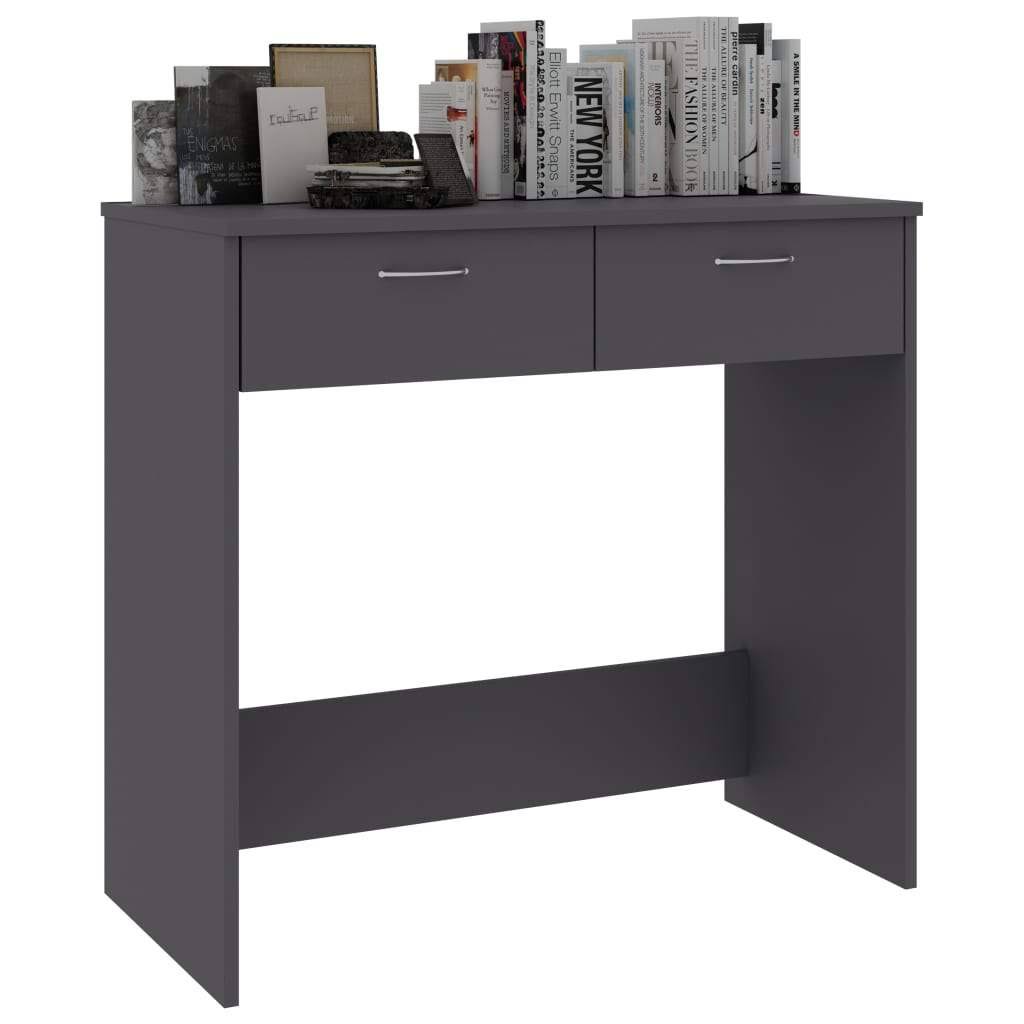 vidaXL Desk White 31.5x22x15.7x22x29.5x22 Chipboard