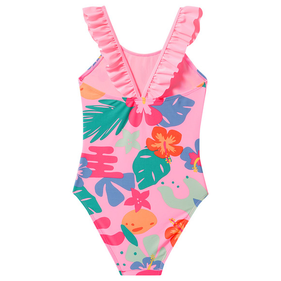 Famy Mädchen Badeanzug im Tropical-Look