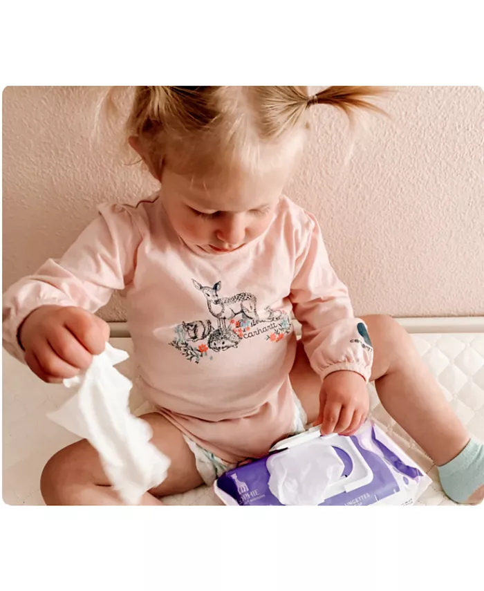 Sophie la Girafe Babycare Water Wipes, 20 count-Case pack 24