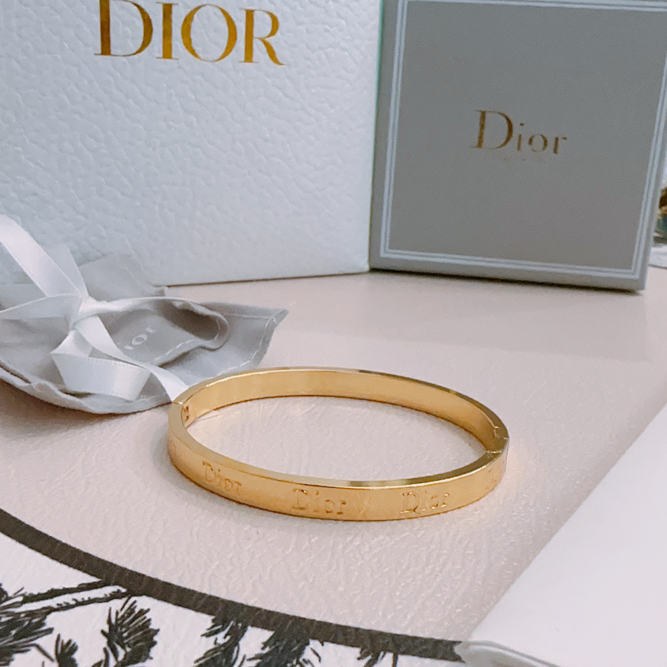 Dior bracelet in steel - cnluxepick