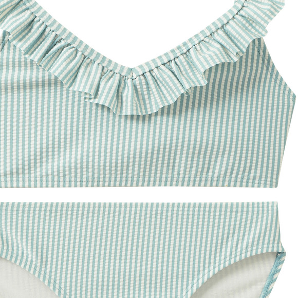 Yigga Mädchen Bikini in Seersucker-Qualität