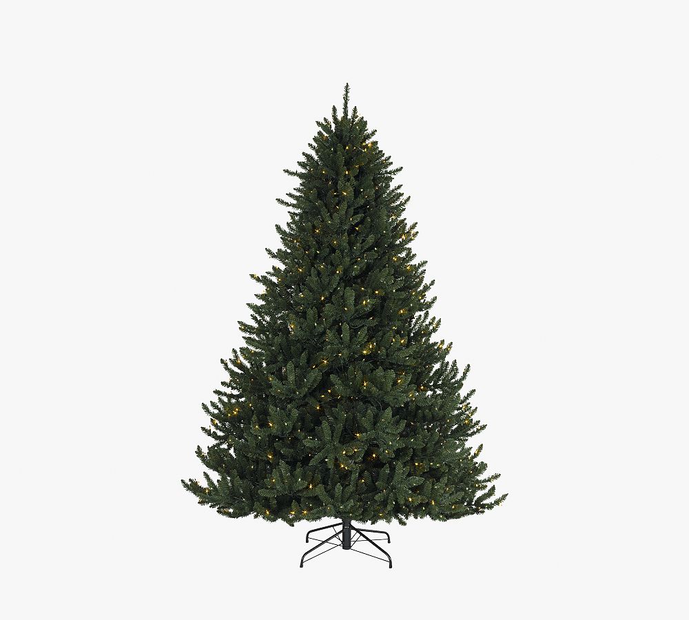 Lit Valley Fir Faux Christmas Tree  sgtnighsdesigns