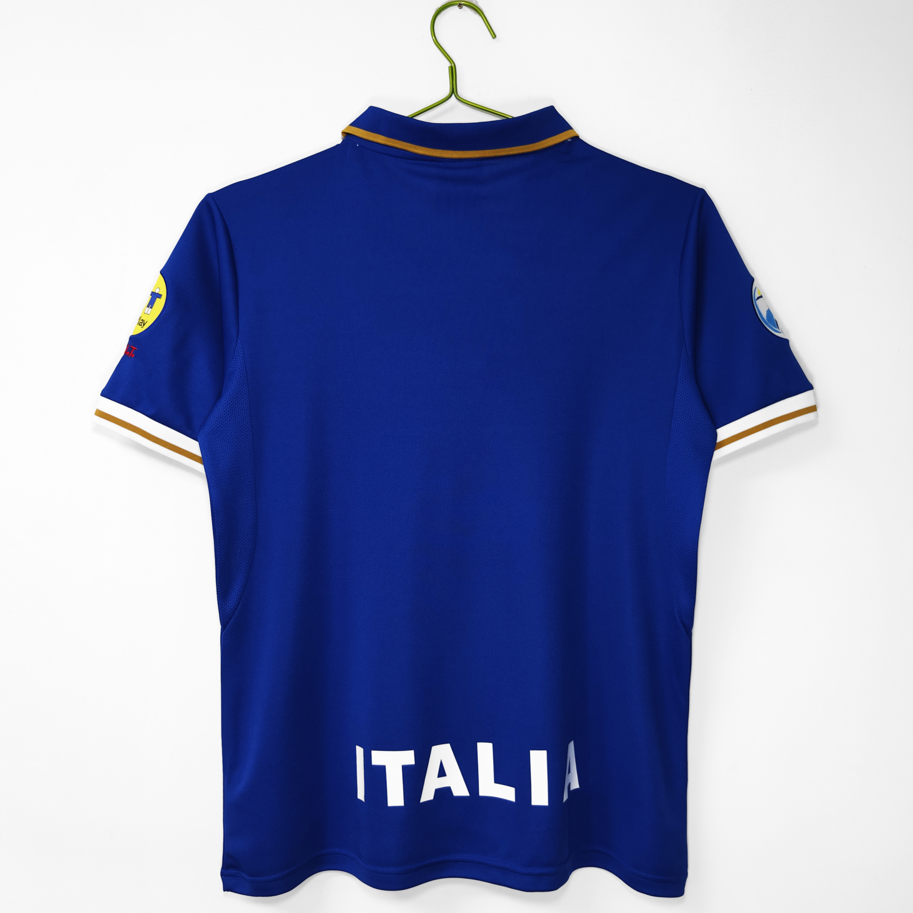Retro  Italy 1996 Home Blue with badges