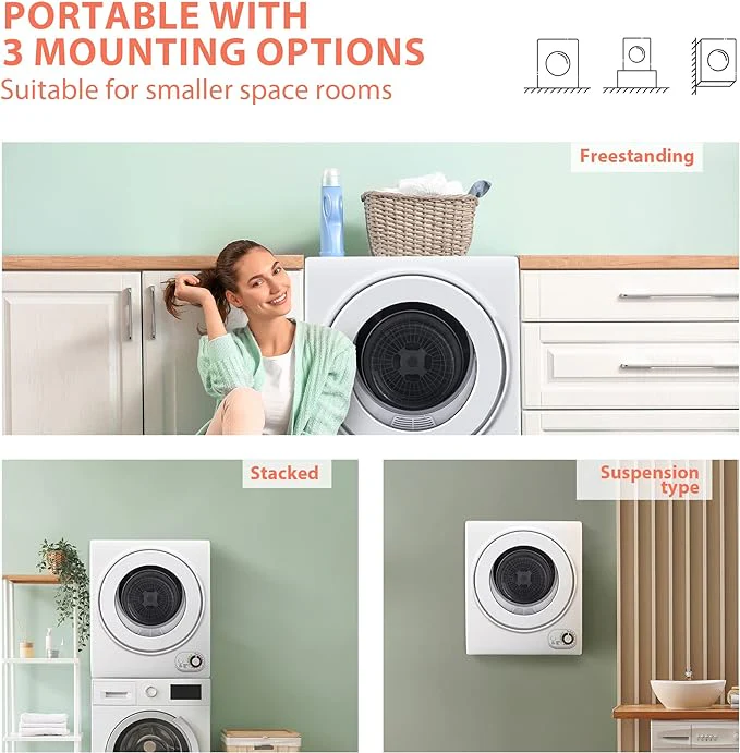 110V Portable Clothes Dryer for Apartment,RVs,Dorms