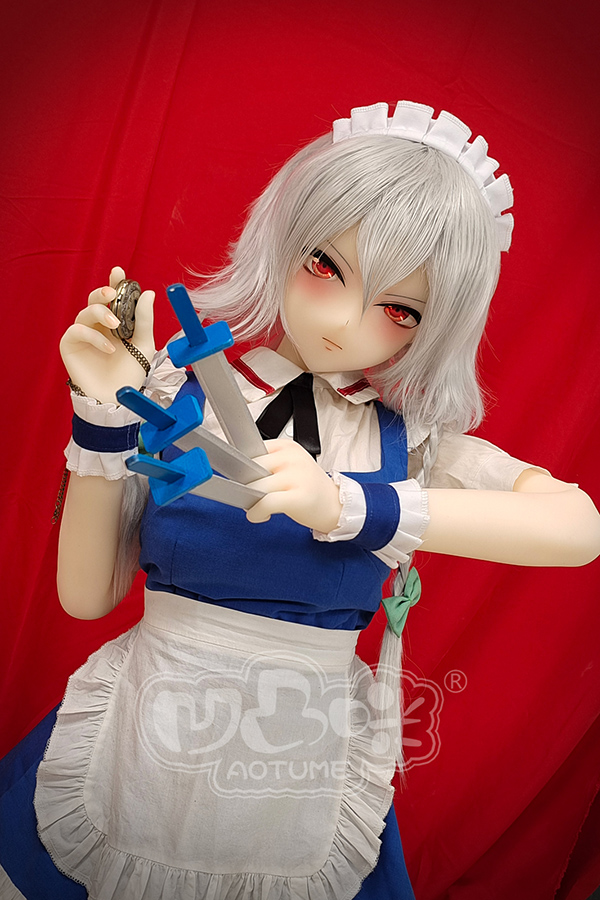 155cm C-Cup Head#103 Anime Sex Doll Maid Uniform Cosplay