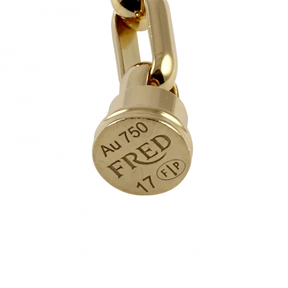 FRED Force 10 for Lm Size 17 Bracelet 18K Yellow Gold 6B0351
