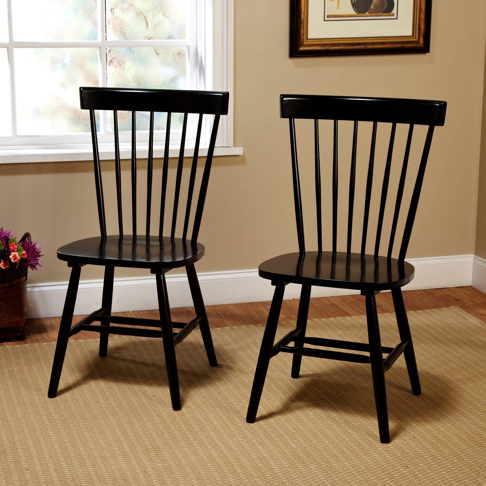 Venice Chair, Set of 2, Black Color