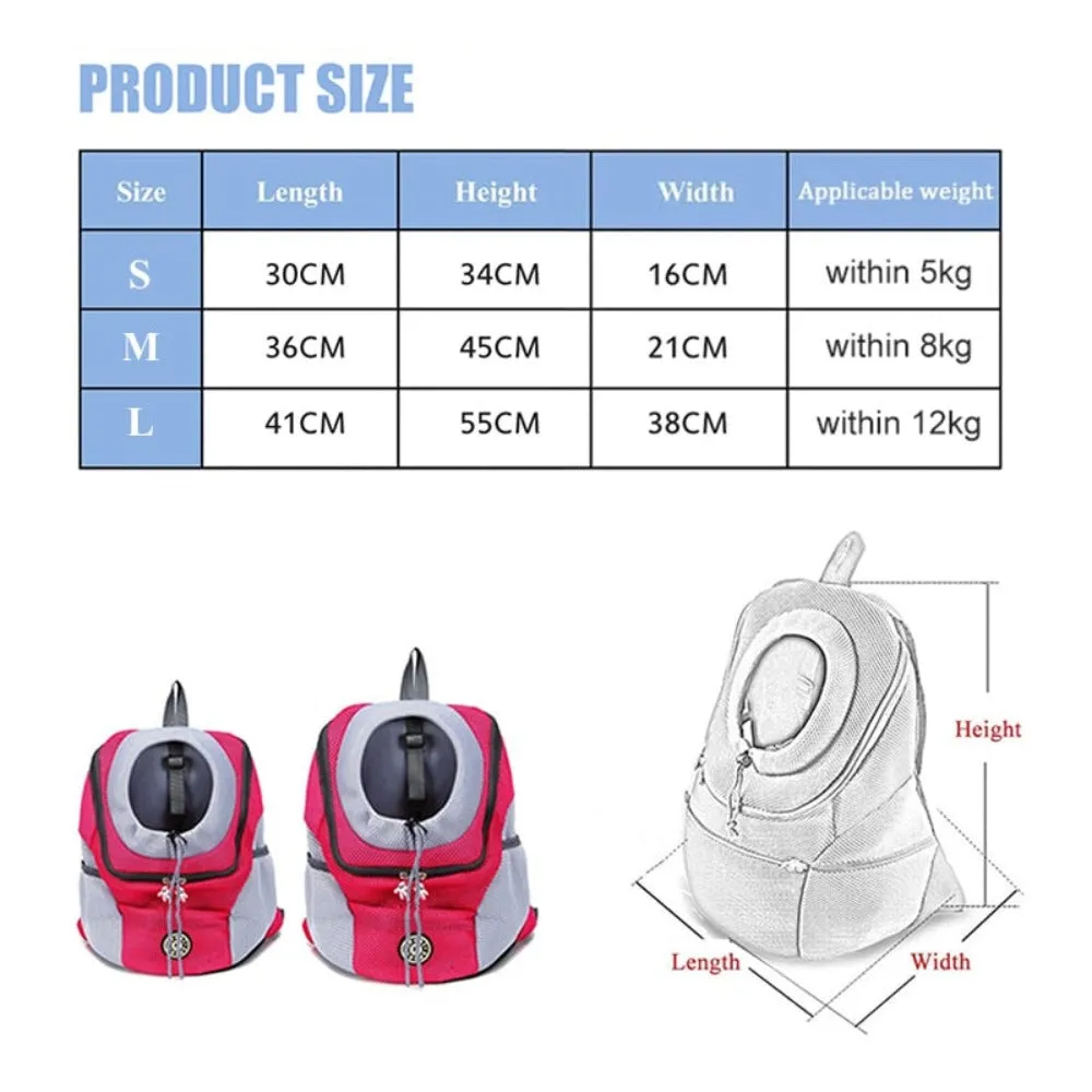 Pet backpack - Dog Hiking Backpack - Cat Backpack