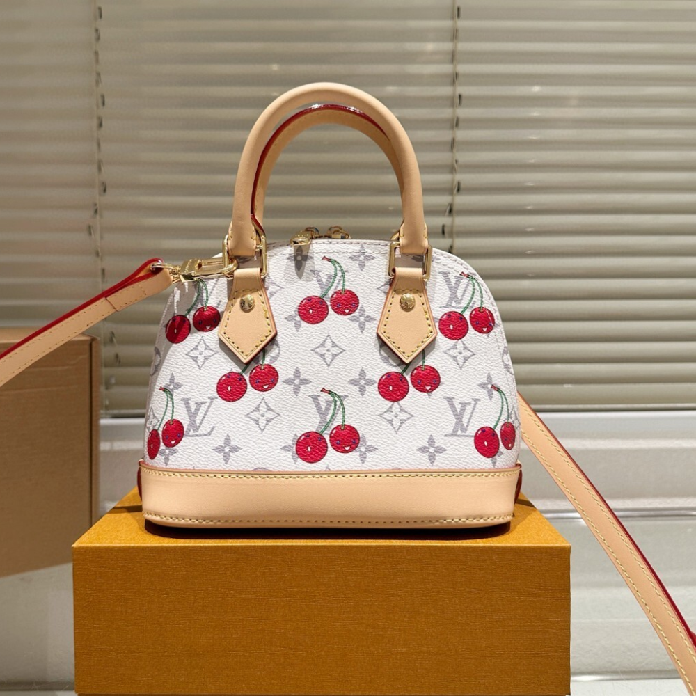Louis Vuitton LV X TM Alma BB Cherry Monogram 9.8 Inches M14234