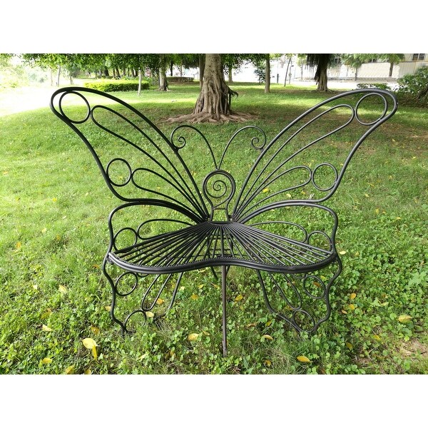 Antique Black Butterfly Chair