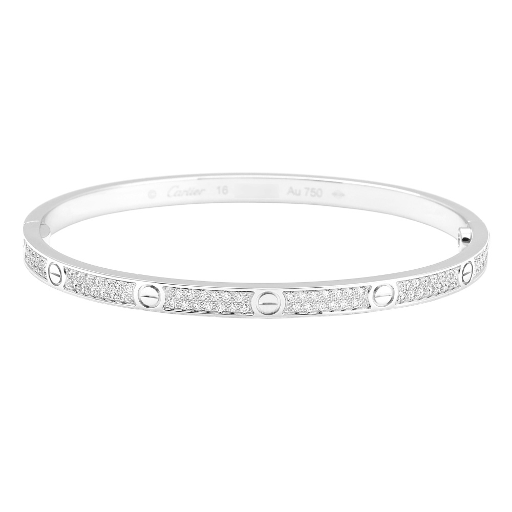 Cartier Love Bracelet 18K White Gold Diamond N6726500