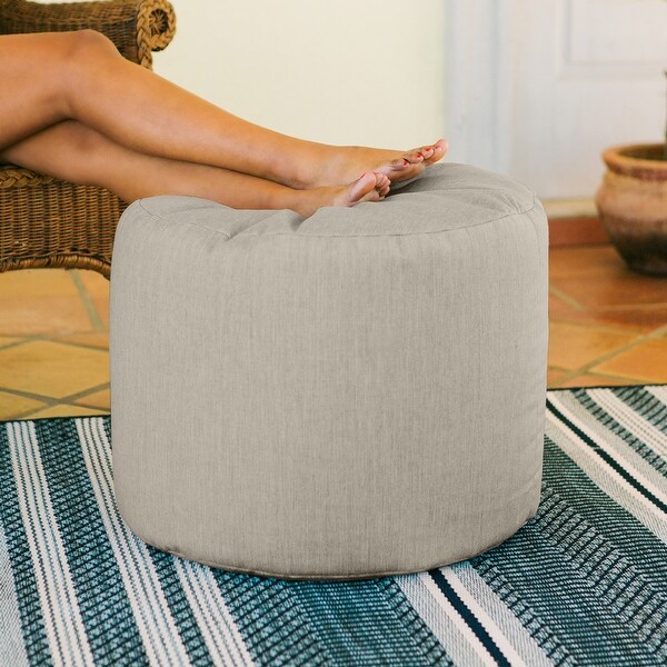 Jaxx Sunbrella Patio Bean Bag Pouf Ottoman