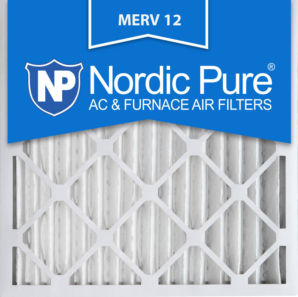 20x20x2 Pleated MERV 10 AC Furnace Filters Qty 12