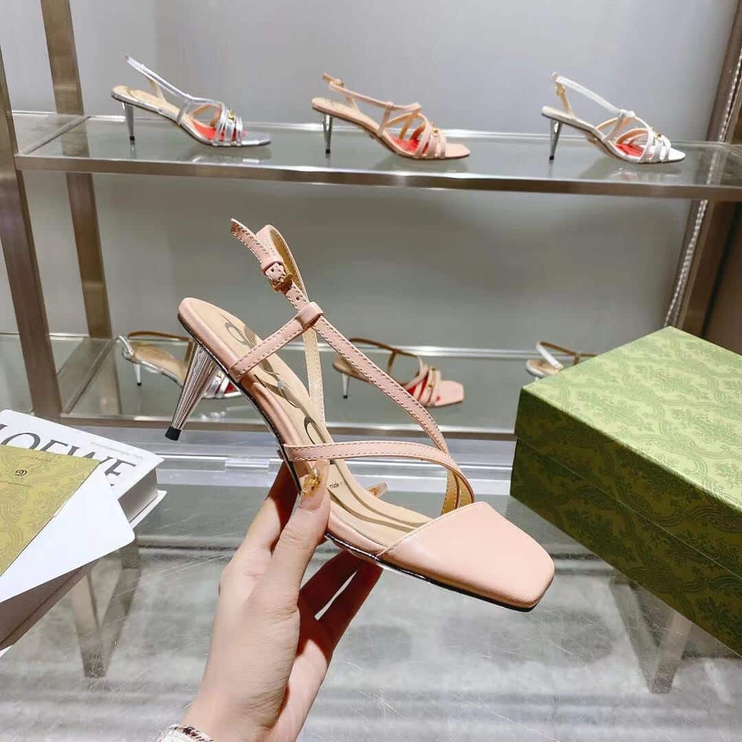 Gucci Rose Gold Mid Heel