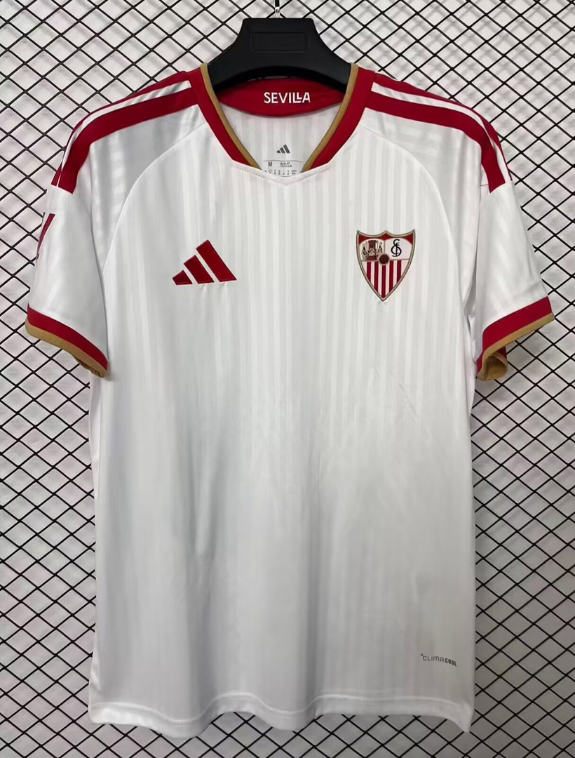 Sevilla 256/27 Home Jersey with Patch S-4XL 4