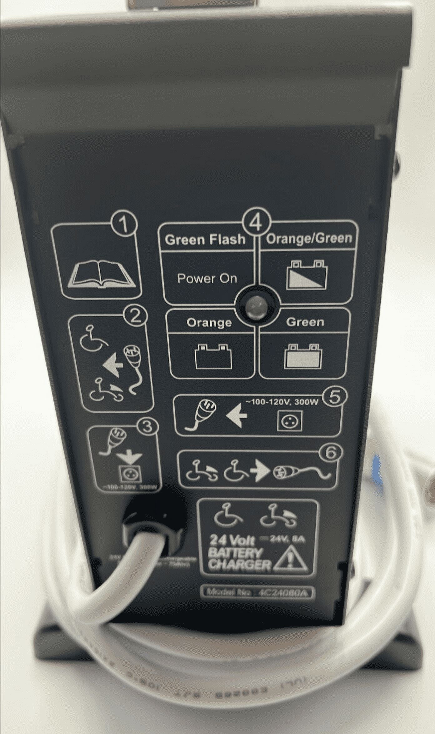 Power Chair 24 Volt 8 Amp UPG Off-Board AGM/Gel Battery Charger