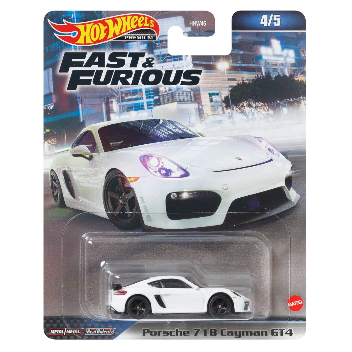 2023 Hot Wheels Fast and Furious Premium Set of 5, 1/64 Diecast Model Cars HNW46-956A