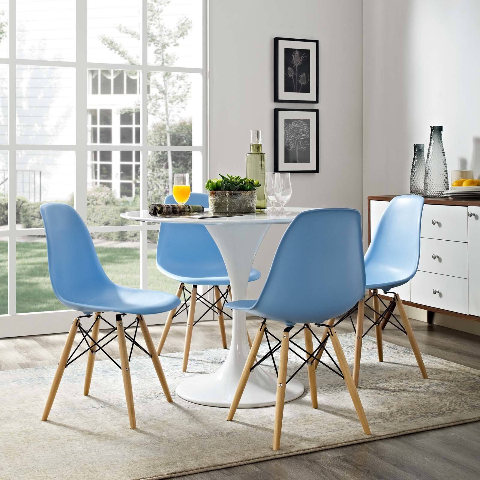 Modway Pyramid Dining Side Chair (Red)