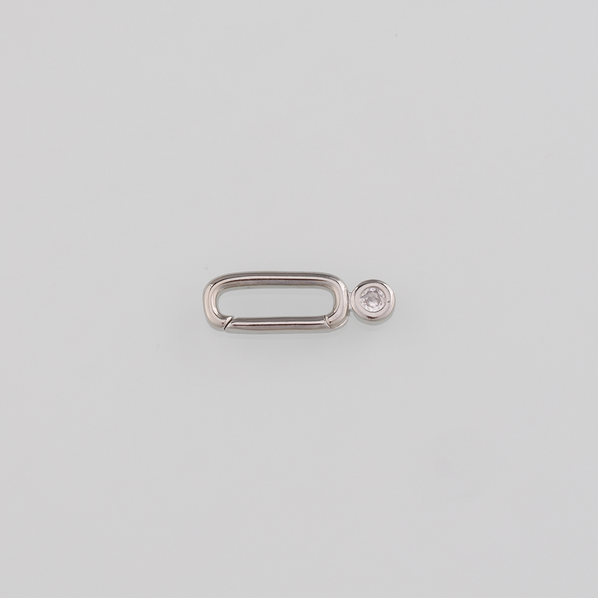 18K Gold Filled Oval Spring Clasp,Push Gate Buckle Bracelet Necklace for DIY Jewelry Finding Necklace Bracelet