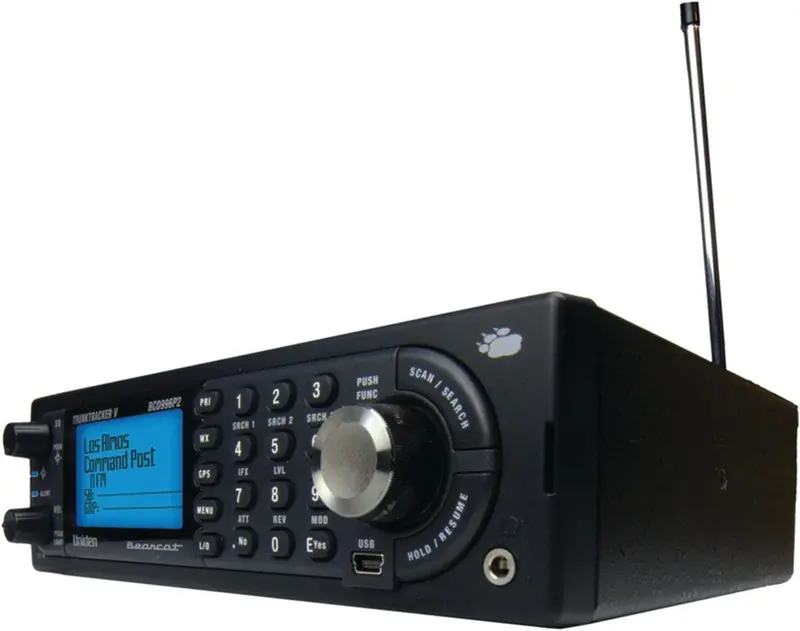 Uniden BCD996P2 Digital Trunking Scanner – 25K Channels, Close Call RF Capture, 4-Line Display, Base/Mobile Use, P25 Phase 2 Compatible