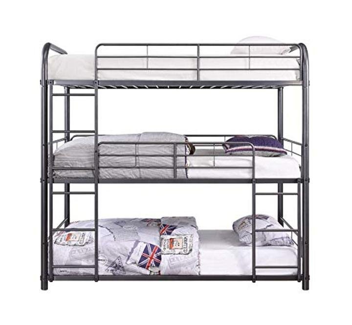 acme-cairo-Triple Bunk Bed – Full – – Gunmetal