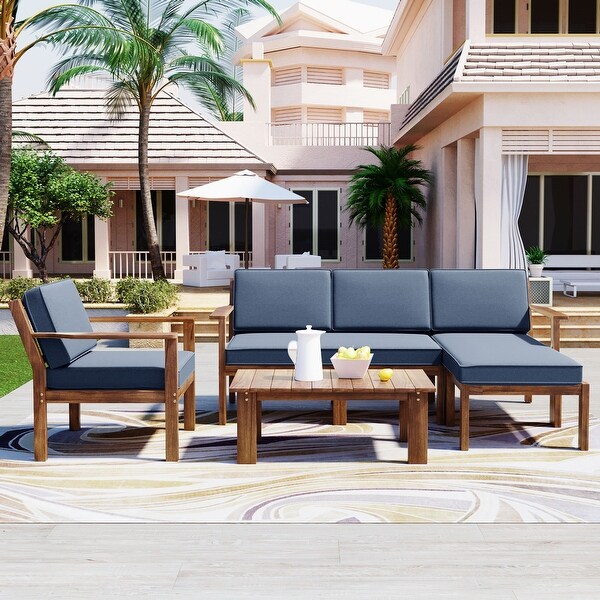 Patio Sofa Furniture Set with Additional Separate Table