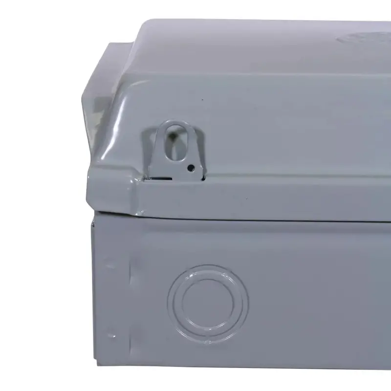 Weatherproof RV Power Distribution Panel – Dual 50A/30A Inlets, 20A GFCI Outlet, NEMA 3R Rated Enclosure