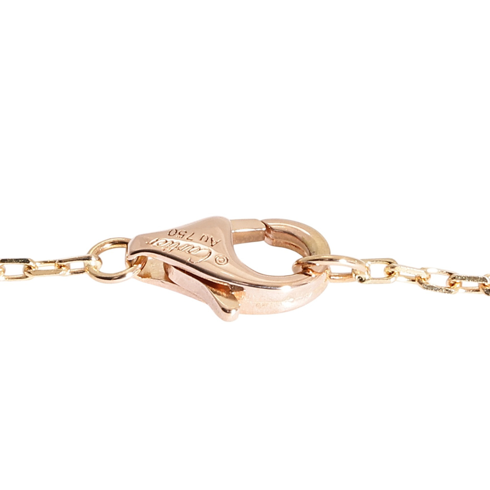 Cartier Trinity Necklace Tri-Gold Diamond B7224586