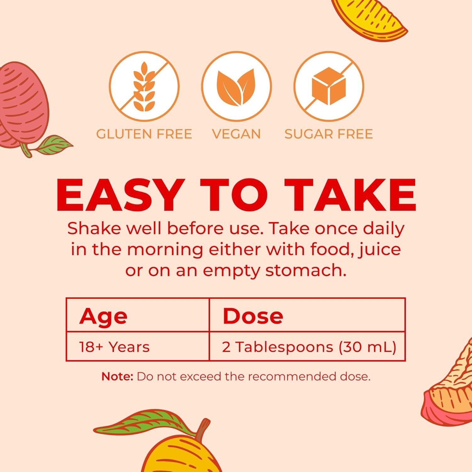 Liquid Multivitamin+Hair Growth | Thicker Hair & Facial Wrinkles in Women | Biotin 10000mcg | Hair Growth Supplement | Skin Care | Age 18+ | 30 Fl Oz