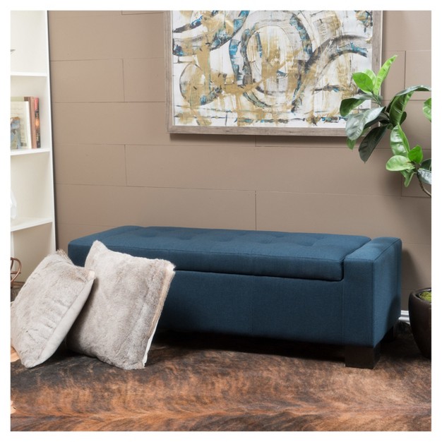 Lawton Storage Ottoman Christopher Knight Home
